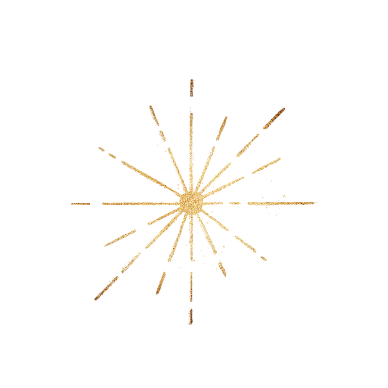 Golden Sunburst Detail