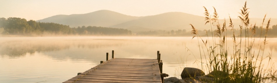 Calm lake scenery representing a quiet mind